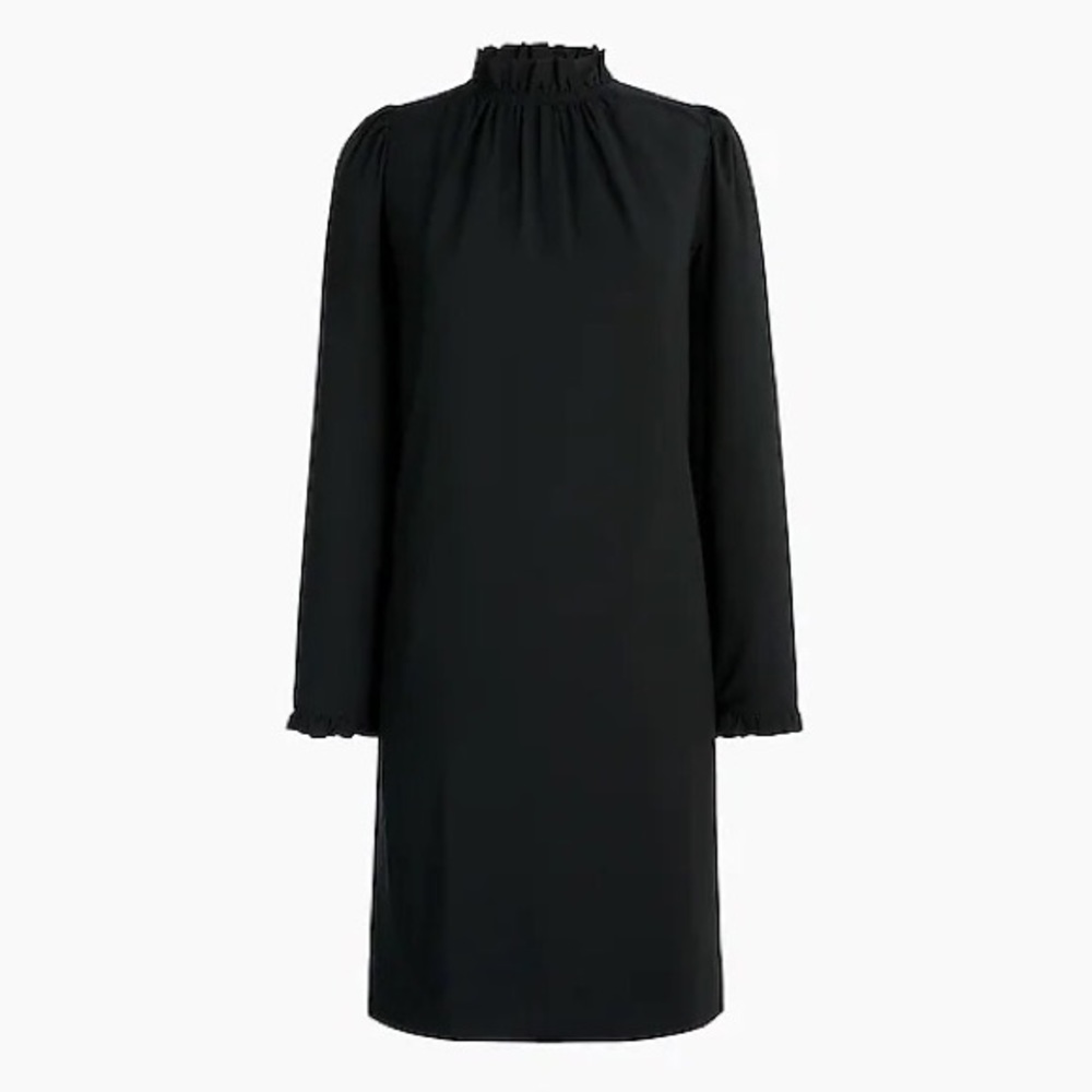 J.Crew factory Ruffleneck shift dress size 16